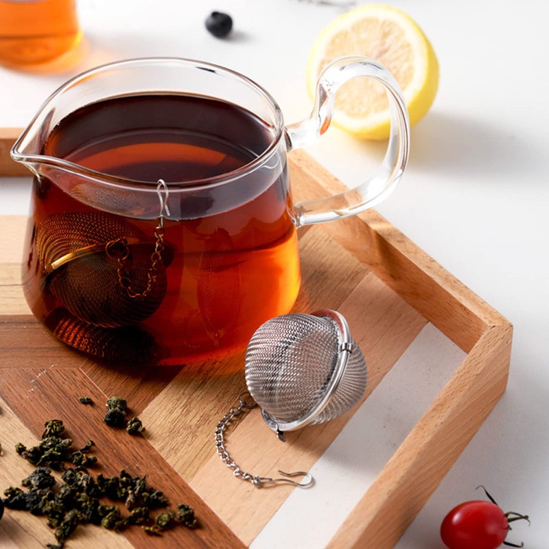 oxt 3PCS Premium Tea Infusers  Loose Leaf Tea  Upgraded Tea Strainers and Tea Balls for Flavoring Herbal Spices and Seasonings - Image 4